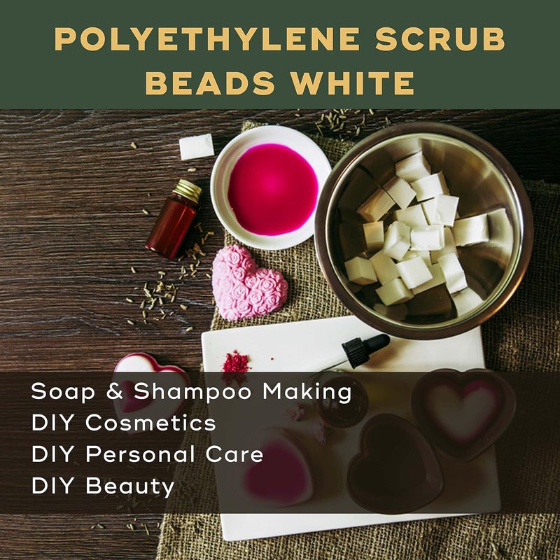 BRM Chemicals Polyethylene Scrub Beads White 1 KG For Soap Making Shampoo Cosmetics Serum Making Beauty Formulations Moisturizer Lotion Making DIY Personal Care For Face Hair Skin Body - Image 3