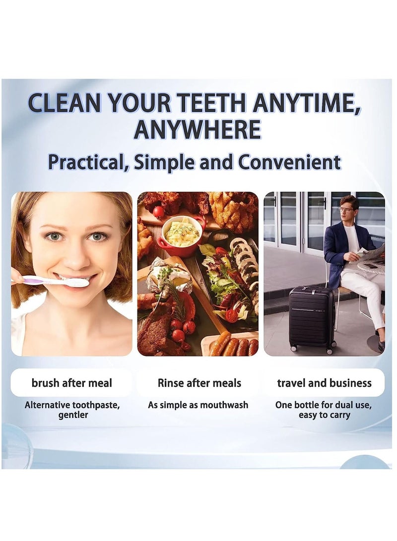 ALIVER Teeth Whitening Foam Toothpaste 60ml Blueberry Flavor Toothpaste Intensive Stain Removal Toothpaste Travel Friendly Easy to Use Oral Care Toothpaste Replacement Ultra-fine Mousse Foam  - Image 5