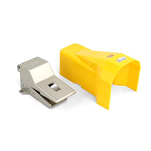 SNS 1/4" NPT Latching Pneumatic Foot Operated Pedal Valve Switch 5 Way 2 Position with Protective Shield FOV-N320AC - Image 2