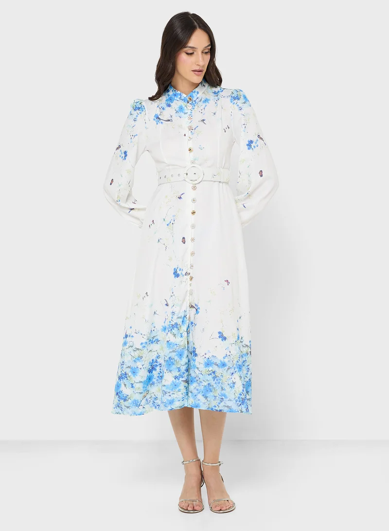 ELLA Floral Print Dress
