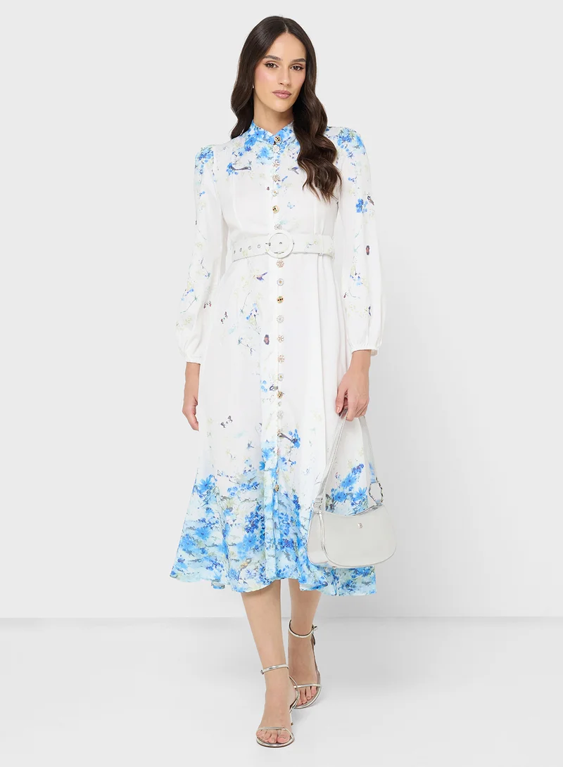 ELLA Floral Print Dress