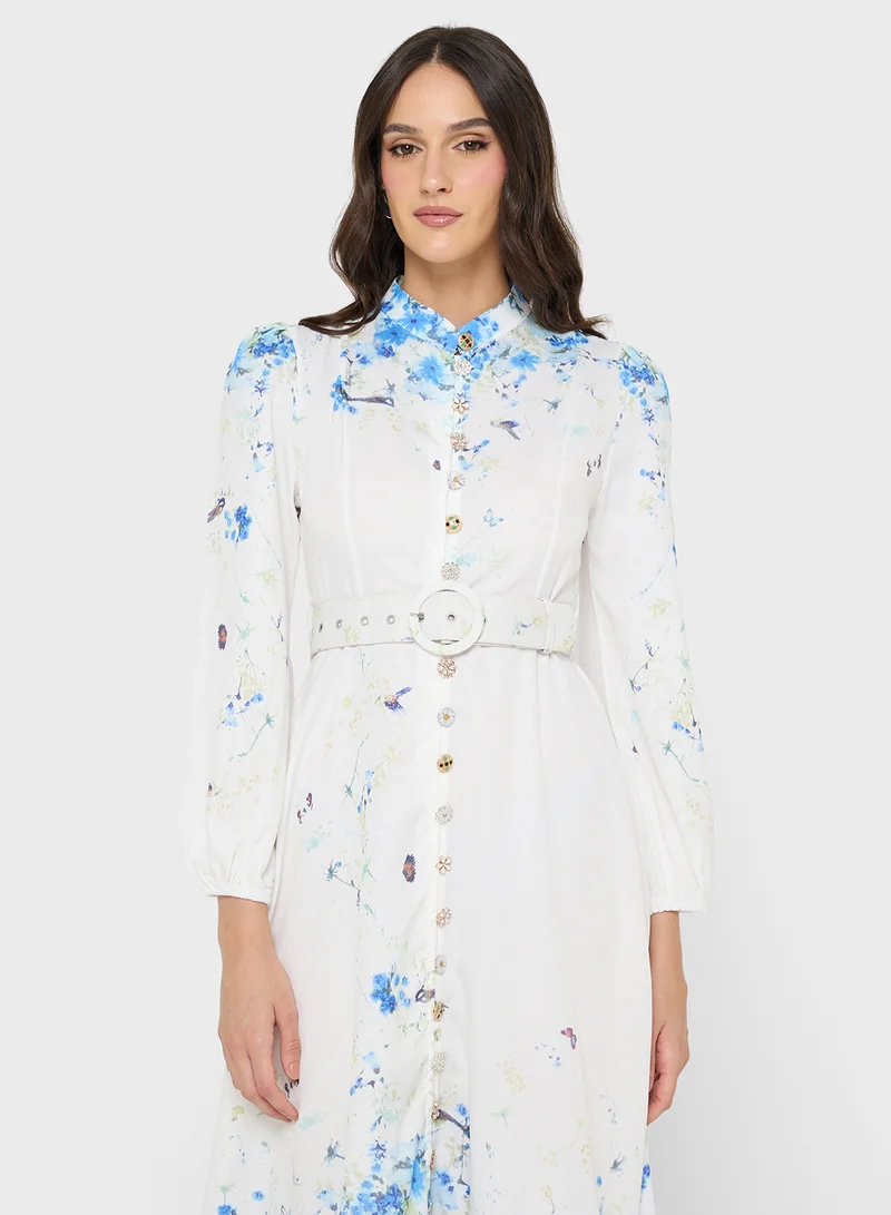 ELLA Floral Print Dress