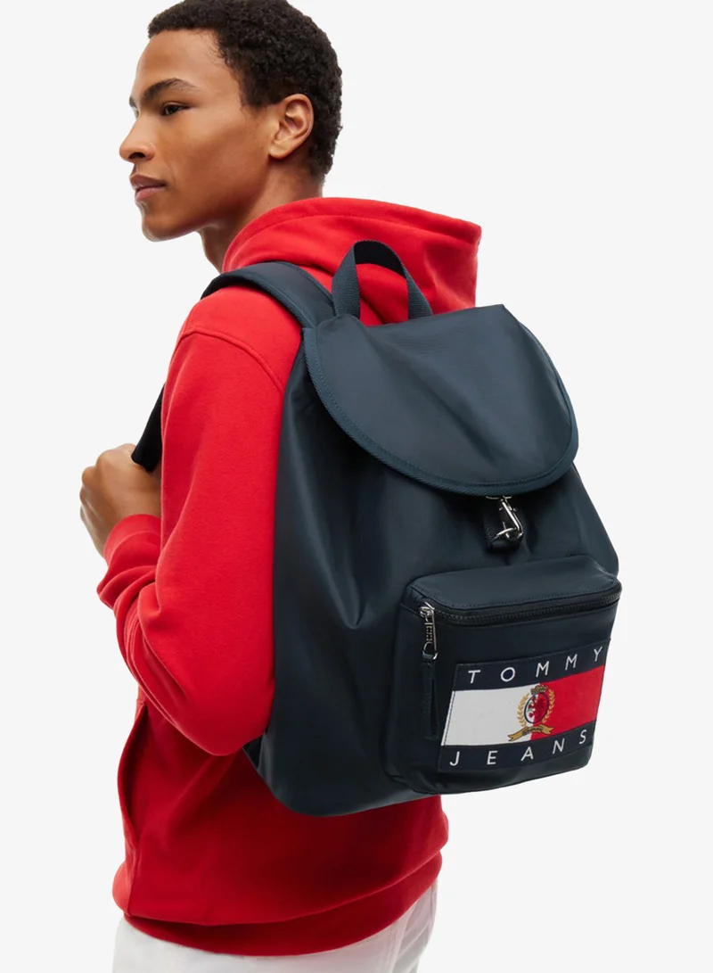 Tommy Jeans Archive Flag Badge Flap Backpack