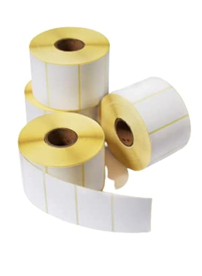 Terabyte 8 Rolls - 50mm x 25mm Barcode Label Sticker Direct Thermal 1000 Labels Per Roll - Image 2