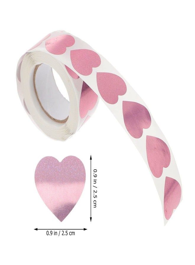 Uonlytech 500pcs Tanning Sunbathing Stickers Self Body Tanning Stickers Tanning Bed Stickers Heart Sticker Label for Tanning Sunbathing Outdoor, Pink - Image 2