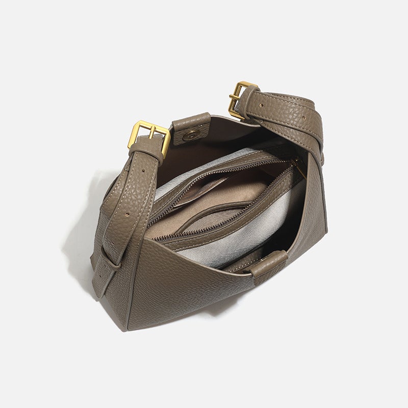 Bucket Bag Women'S Summer Trendy Large Capacity Niche Unique Underarm Bag High-Grade Texture Shoulder Crossbody Bag - Image 5
