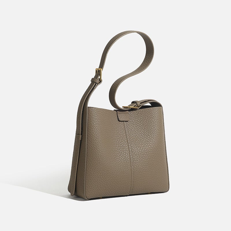 Bucket Bag Women'S Summer Trendy Large Capacity Niche Unique Underarm Bag High-Grade Texture Shoulder Crossbody Bag - Image 2