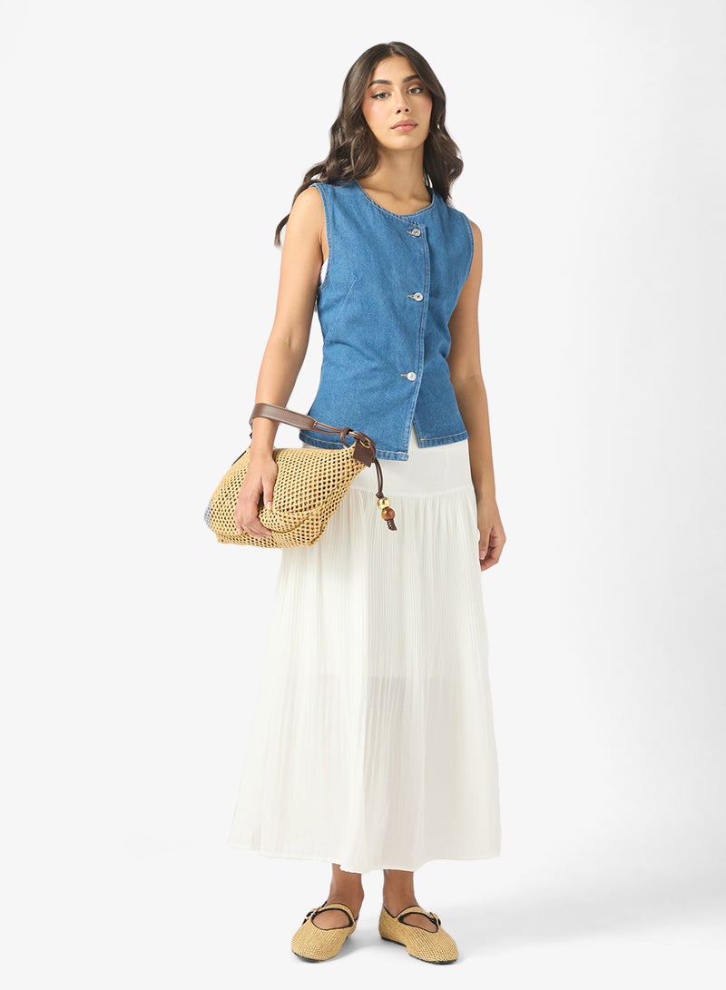 ايلا تنورة مطوية - Image 4