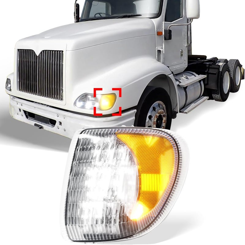 High Soar LED Turn Signal Light Assembly for International Models 9200 9400 5900 (Driver Side) - Image 1