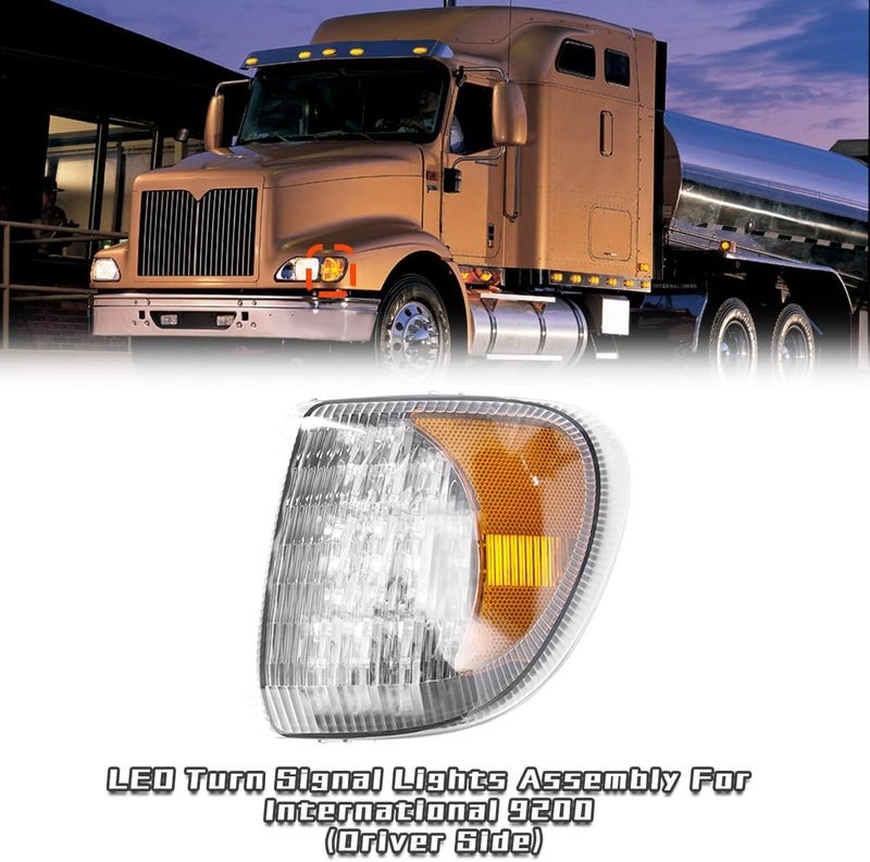 High Soar LED Turn Signal Light Assembly for International Models 9200 9400 5900 (Driver Side) - Image 3