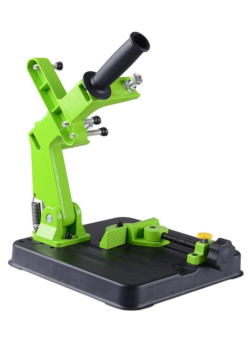 Multifunctional Angle Grinder Stand with Aluminum Bracket & Iron Base for 9  Inch Grinders - Image 1