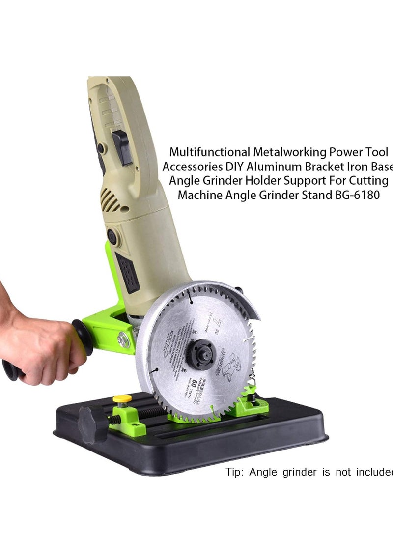 Multifunctional Angle Grinder Stand with Aluminum Bracket & Iron Base for 9  Inch Grinders - Image 5
