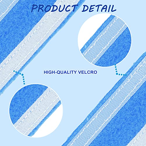 NATAKU 12 Pack Nasal Cannula Ear Cushions Oxygen Cannula Face Soft Cover for Oxygen Users to Help Relieve Ear Pain and Prevent Cheek Indentation Discomfort(Blue) - Image 2