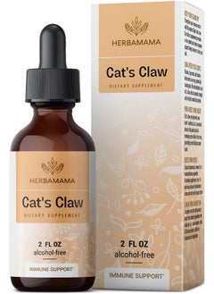 HERBAMAMA Cats Claw Tincture Organic Cat’S Claw Herb Drops Uncaria Tomentosa Bark Liquid Extract Alcoholfree Vegan Supplement 2 Fl Oz  - Image 2