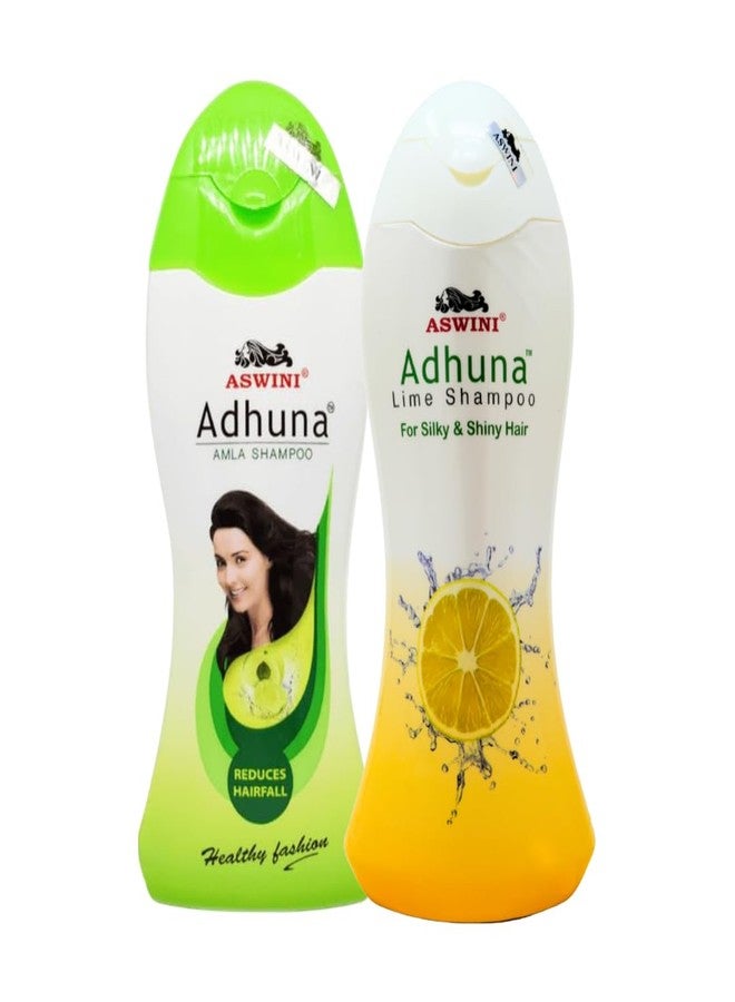 aswini Adhuna Amla + Lime Shampoo Duo - 200ml - Image 2