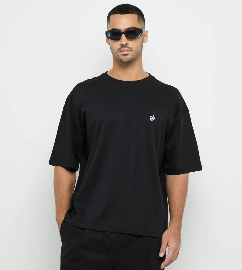 F5 Men's F5 Oversized Riyadh Arabic Printed T-Shirt