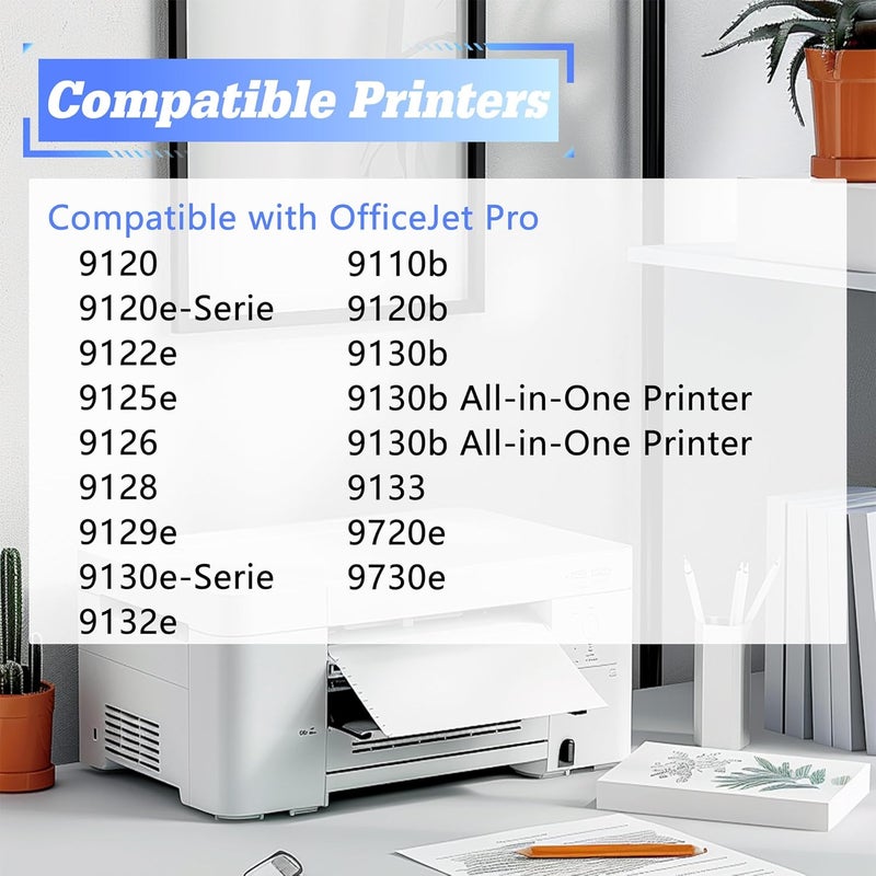 TG Imaging Compatible 936e Black Ink Cartridge Replacement for HP 936 936e XL Ink for Office Jet 9122e Office Jet Pro 9110b 9120b 9125e 9126 9128e 9130b 9135e 9730e 9720e Printer (1Pack,4S6V6LN) - Image 3