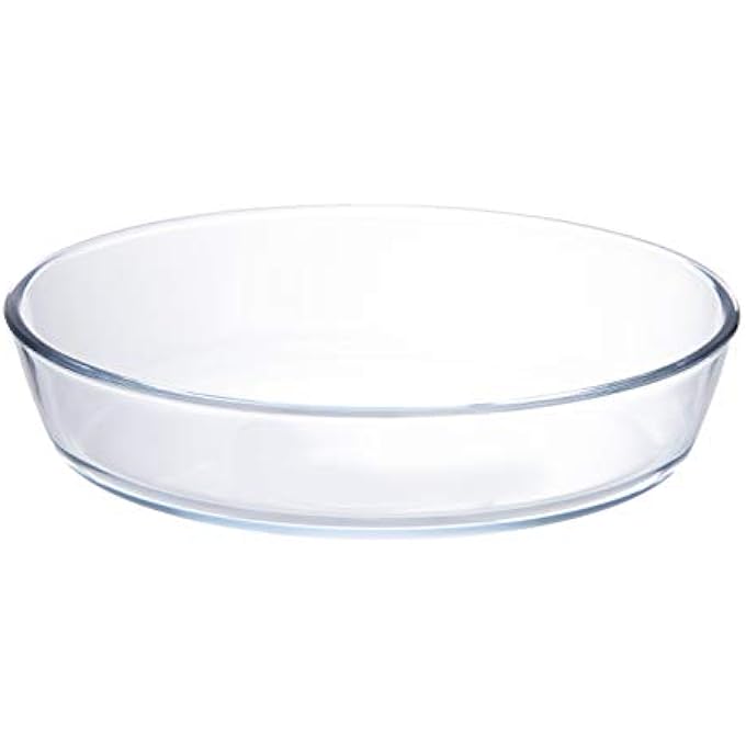 rayihni Oval Glass Baking Dish  16 Liter Clear Borosilicate Glass Tl2213512 - Image 3