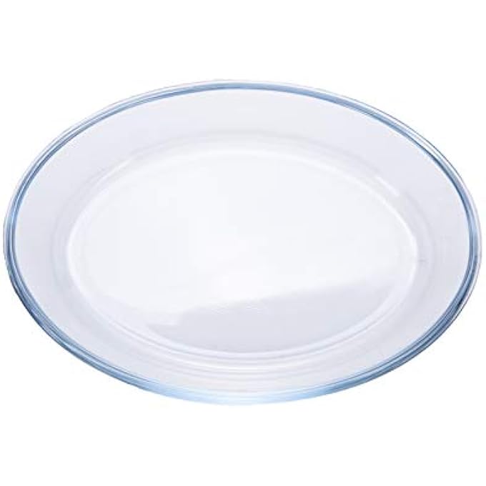 rayihni Oval Glass Baking Dish  16 Liter Clear Borosilicate Glass Tl2213512 - Image 4