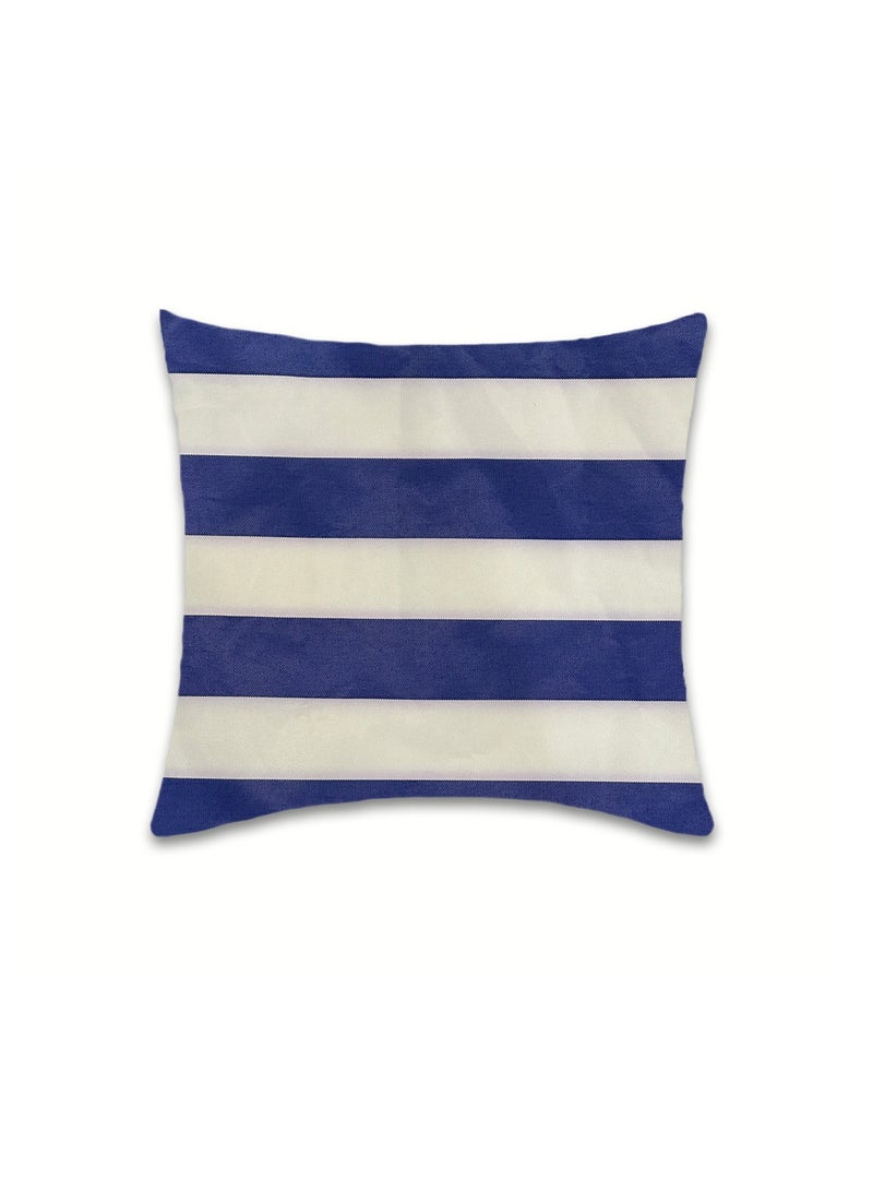 LuxHome Outdoor Cushion Covers Set of 4 – Water & Oil Repellent, Durable Decorative Pillow Covers for Patio, Garden, Balcony, and Outdoor Furniture Assorted Designs, 18x18 Inch (45x45 cm) - Image 2