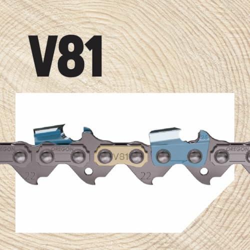 Oregon V81 PowerCut Chainsaw Chain for 20Inch Bar 81 Drive Links 325 Pitch 063 Gauge 22LPX081G Fits Various Stihl Models Grey - Image 3