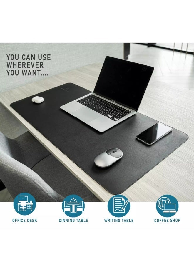 Desk Pad - (80 x 43 cm) Desk Mat Accessories for Women Men Desk Protector Extended Mouse Pad for Office/Home Accessories Writing Pad for Top of Desks - Image 2