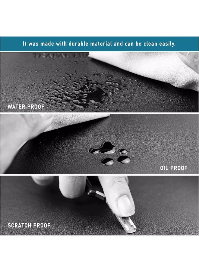 Desk Pad - (80 x 43 cm) Desk Mat Accessories for Women Men Desk Protector Extended Mouse Pad for Office/Home Accessories Writing Pad for Top of Desks - Image 5