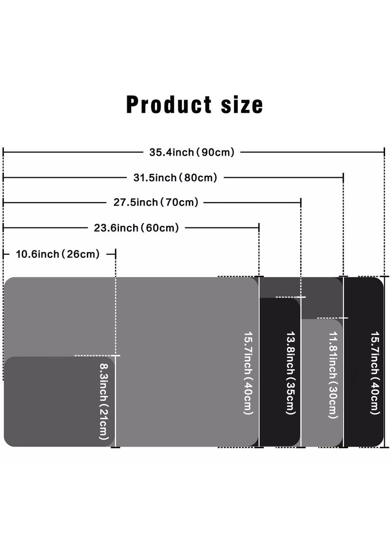 Generic - Leather Dual Side Gaming Mouse Pad - Extended Size 90 x 40 CM - Image 1