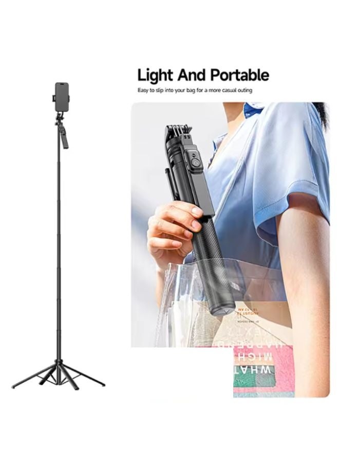 SMARTX C18 70.86”extra long selfie sticks tripod，Balanced Shooting Quadripod stand with rechargeable Bluetooth remote control for mobile phones - Image 5