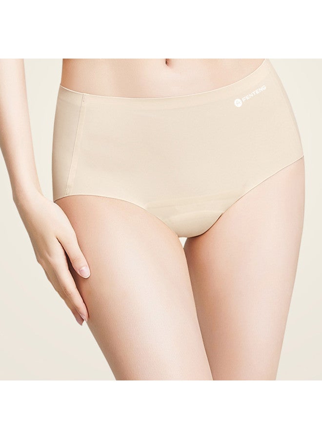 Fenton Ice Silk Underwear For Women, Seamless Antibacterial Mid-rise Breathable Panties, Shaping Hip-lifting Triangle Shorts, Summer Thin Design - Image 4
