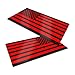 Hirificing 2PCS American Flag Decal Embossed 3D Metal Black and Red American Flag Emblem Bumper Decal Stickers 4mm Thickness Acrylic USA Car Military Patriotic Emblem for Car Truck SUVBlackRed - Image 2