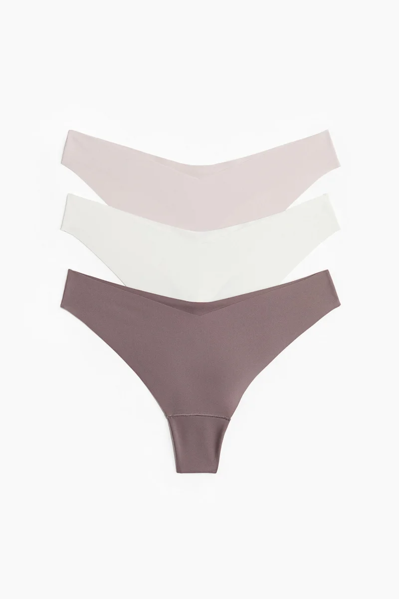 H&M 3-pack invisible thong briefs
