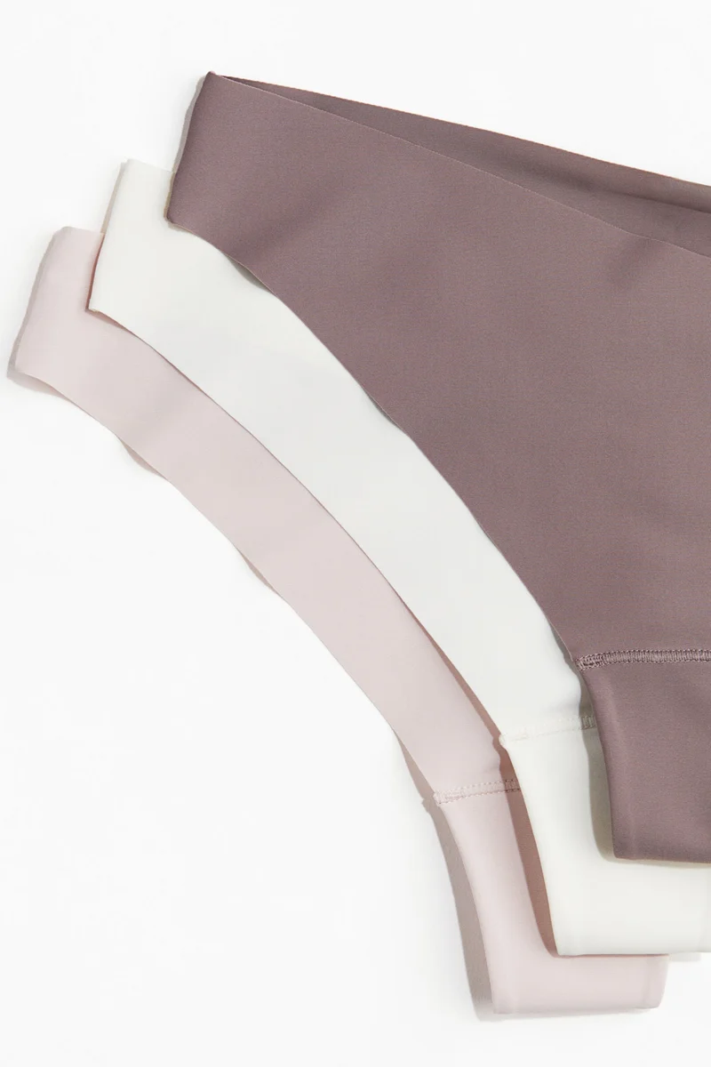 H&M 3-pack invisible thong briefs
