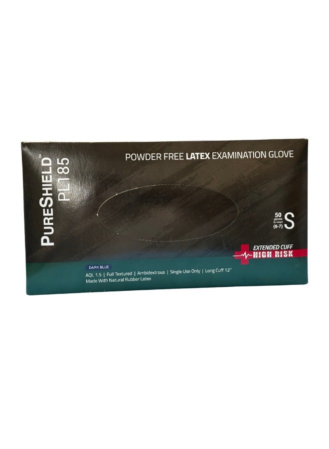 Purse Shield Powder-Free Latex Examination Gloves – Small Size  - Image 1