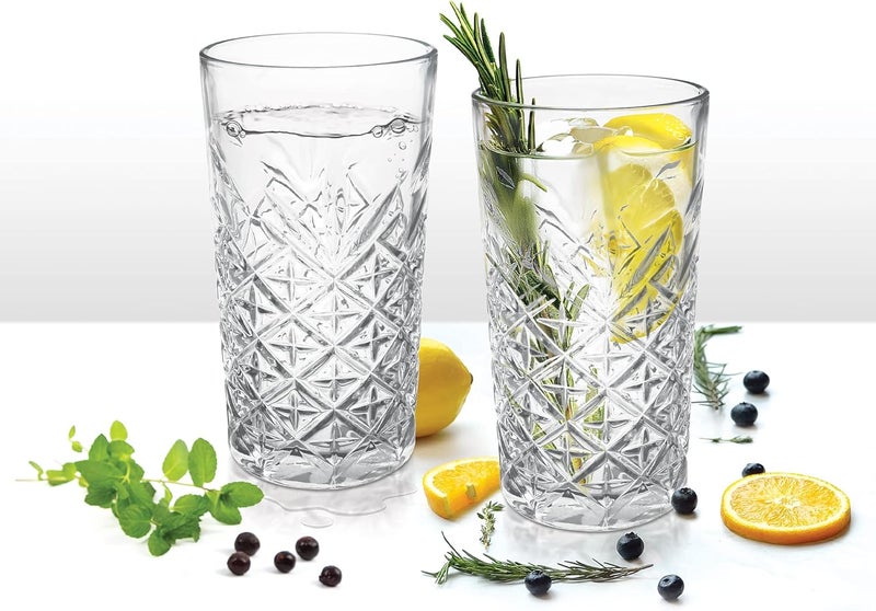 TREO by Milton Barley 285 Water Glass Tumbler, Set of 6, 290 ml Each, Transparent - Image 3