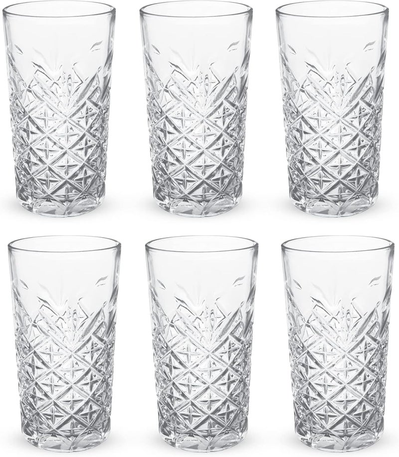 TREO by Milton Barley 285 Water Glass Tumbler, Set of 6, 290 ml Each, Transparent - Image 2