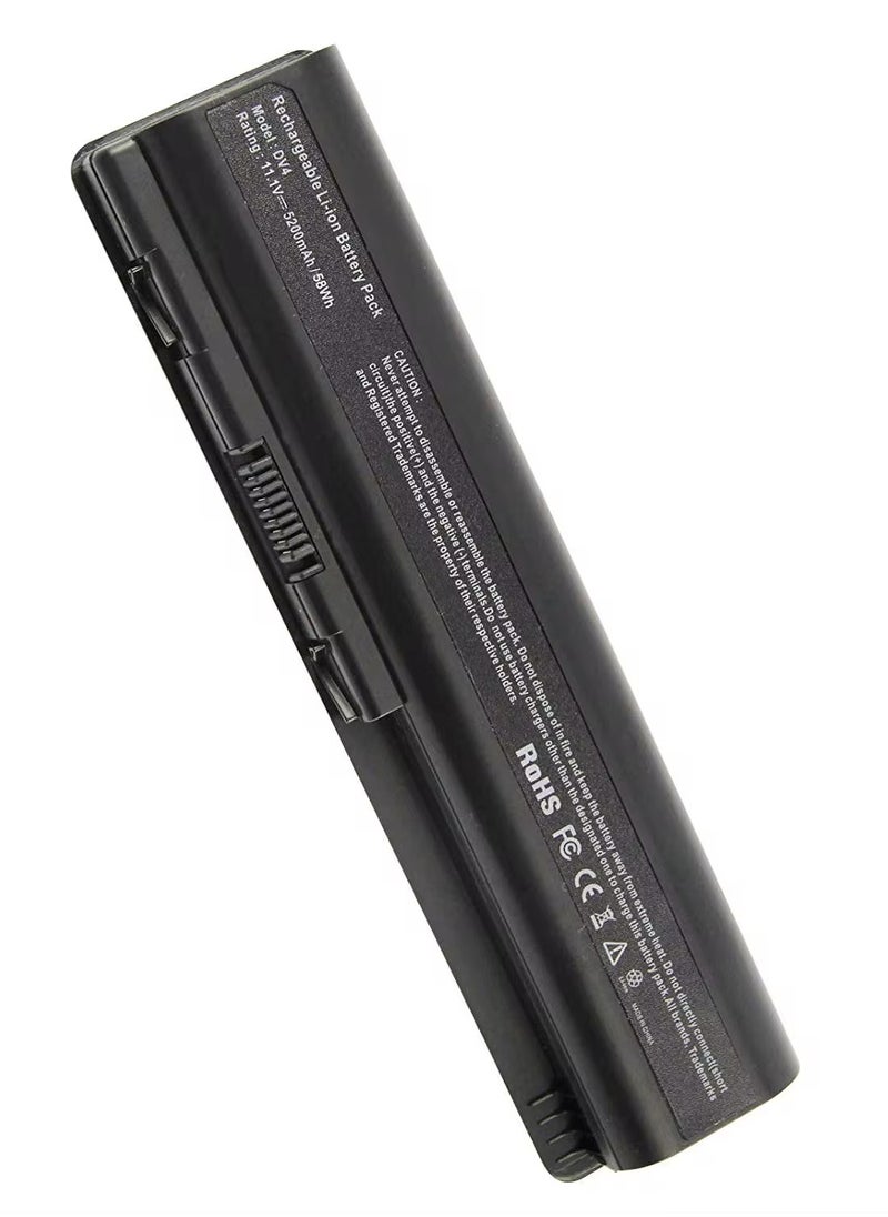 Generic - Laptop Battery for HP DV4-1123TX, DV4-1123US, DV4-1124TX, DV4-1125NR, DV4-1125TX, DV4-1126TX , DV4-1127TX, DV4-1128TX, DV4-1129TX, DV4-1130TX, DV4-1131TX, DV4-1132TX, DV4-1133TX, DV4-1134TX, DV4-1135EE, DV4-1135EI, DV4-1135TX, DV4-1136TX, DV4-1137TX, DV4-1138TX, - Image 1