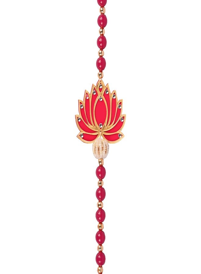 Aditri Creation Set of 2 Pink Lotus String Wall Hanging Decoration for Home Door Wall Temple for Indian Wedding Festival Decorations Home Door Wall Decor Festivities and New Year Gifting - Image 3