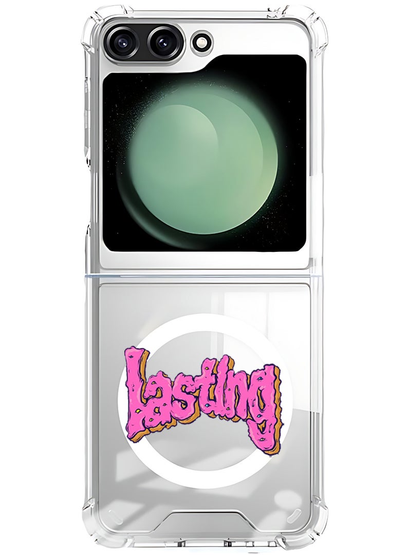 Theodor Magnetic Case for Samsung Galaxy Z Flip 6 Compatible with MagSafe Wireless Charging, Shockproof Phone Bumper Cover Lasting - Image 1