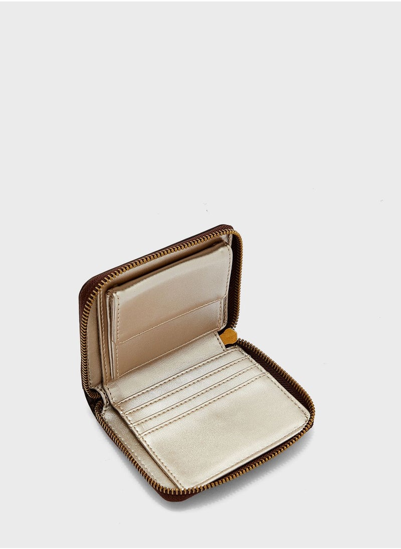 GUESS - Laurel Small Zip Around Wallet - Image 1