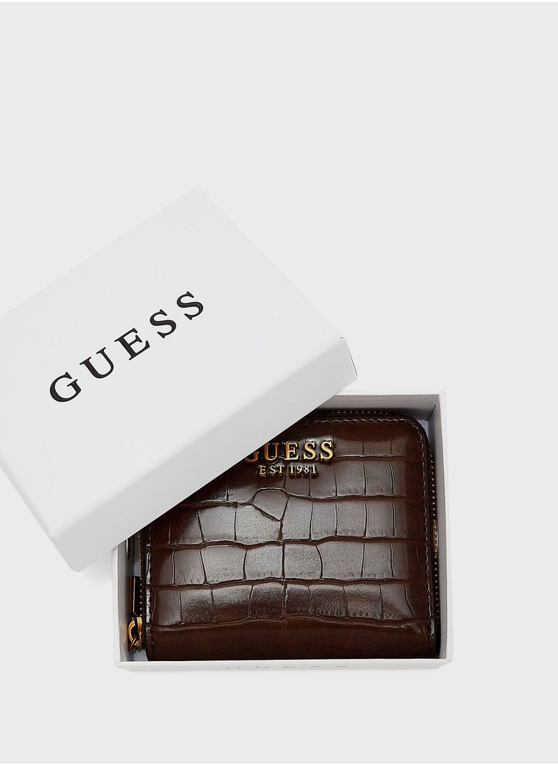 GUESS - Laurel Small Zip Around Wallet - Image 1