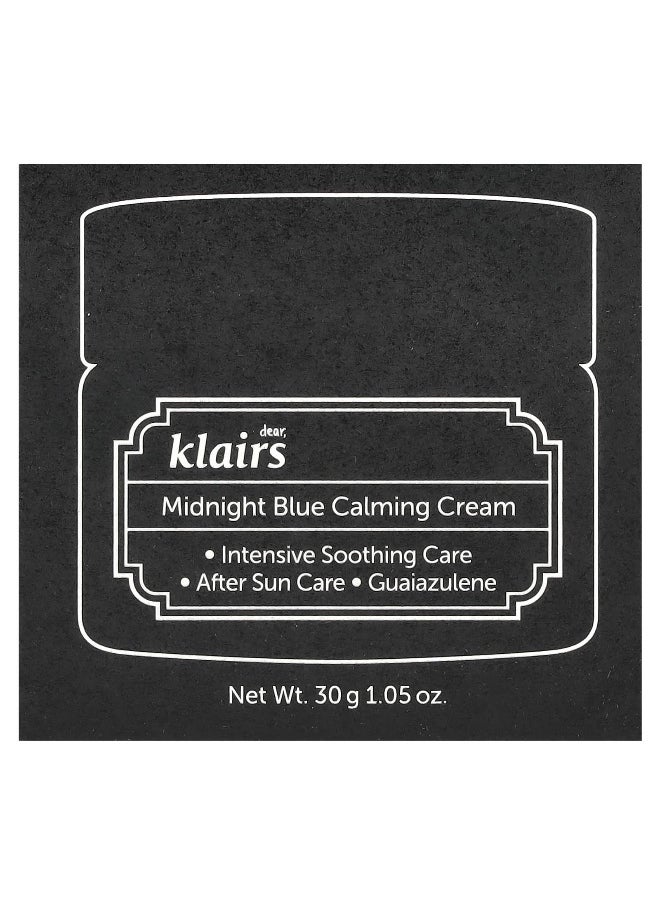 Dear,Klairs Dear, Klairs, Midnight Blue Calming Cream, 1.05 oz (30 ml)  - Image 2