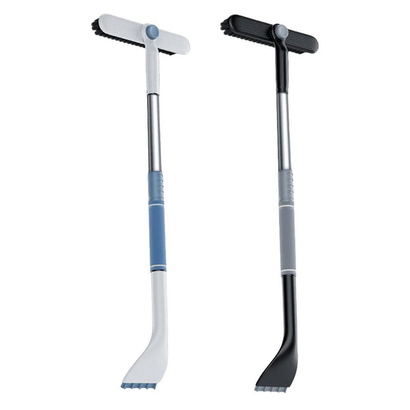 Snow Brush and Ice Scraper for Car Windshield Extendable Detachable Ice Scraper and Brush with Ergonomic Foam Grip for Cars, Trucks, SUVs, White and Blue - Image 2