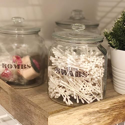 Talented Kitchen Farmhouse Bathroom Organization & Storage Label Stickers - 72 Preprinted Water-Resistant PVC Labels - Tidy Bath Jars & Drawers for Kitchen & Laundry Room Organization - Image 2
