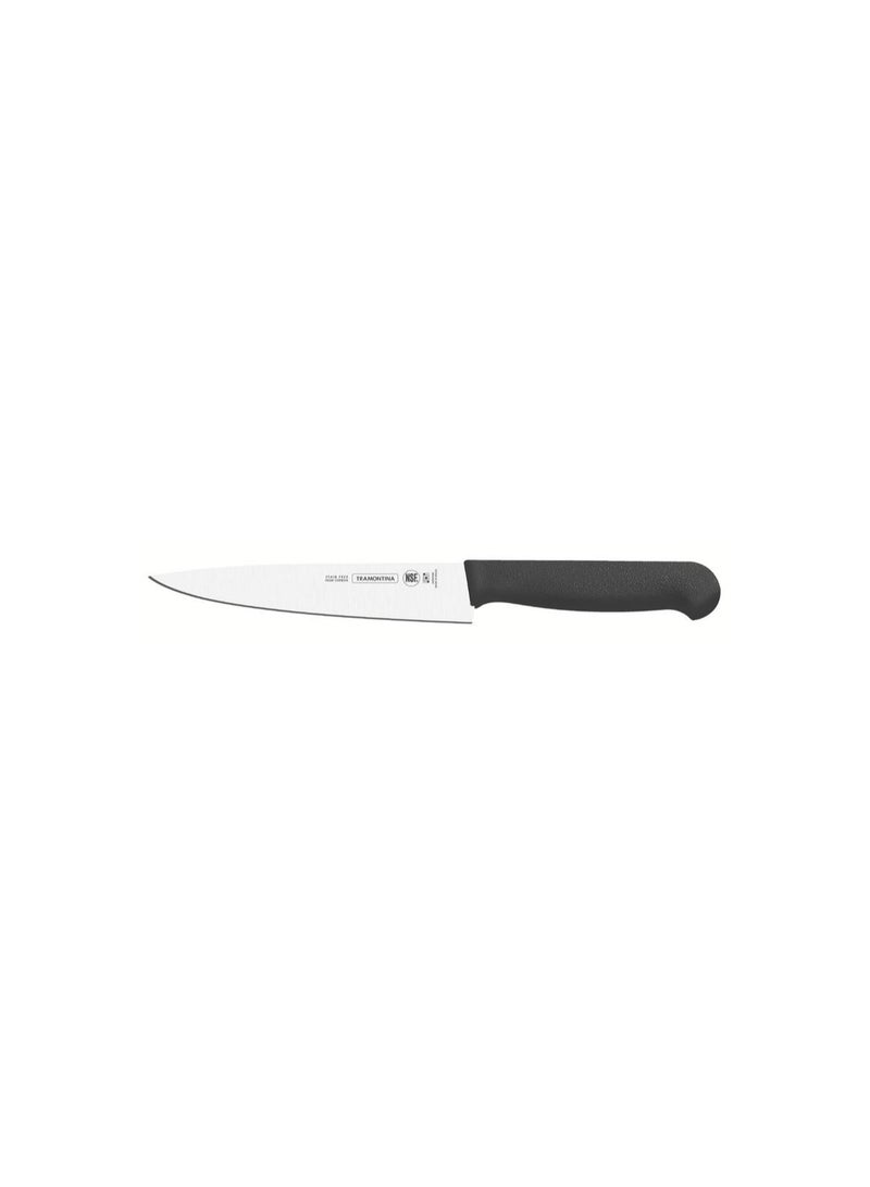 Tramontina Professional 8 Inches Meat Knife with Stainless Steel Blade and Black Polypropylene Handle with Antimicrobial Protection