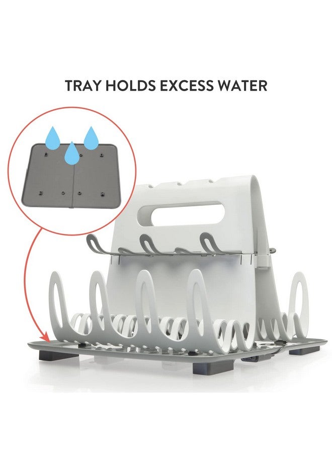Prince Lionheart Baby Bottle Drying Rack, Deluxe Drying Station Essential Home Item, Holds Up To 8 Large Bottles, Accommodates Many Feeding Accessories and Teething Toys - Image 2