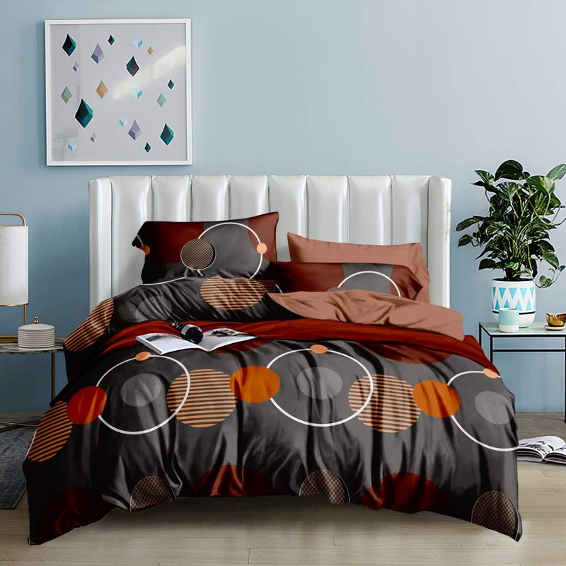 BhaiJi Bedsheet 180 TC Poly Cotton Bed Sheet for Double Bed with 2 Pillow Covers (J) - Image 4