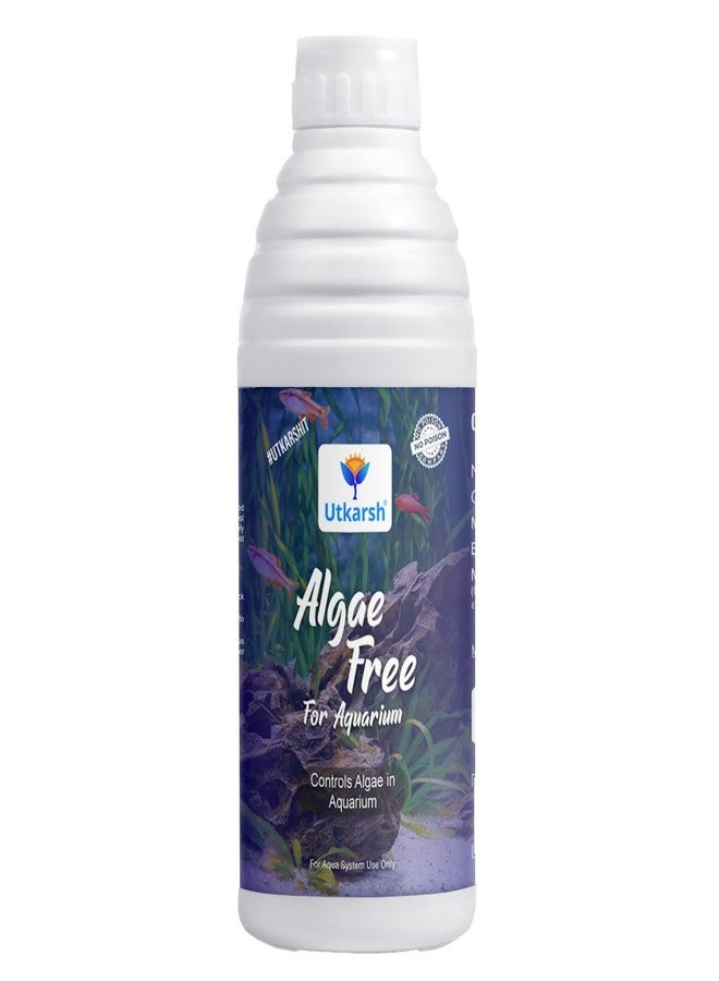 Utkarsh Algae Free for Aquarium Tank | Algae Cleaner, Liquid Algae Scraper for Fish Tank and Algae Remover | 1 Litre; Pack of 1 - Image 1