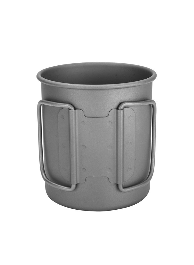 دي بي تي، كوب تيتانيوم للرحلات والهايكنج، رصاصي، سعة 375 مل - Image 3