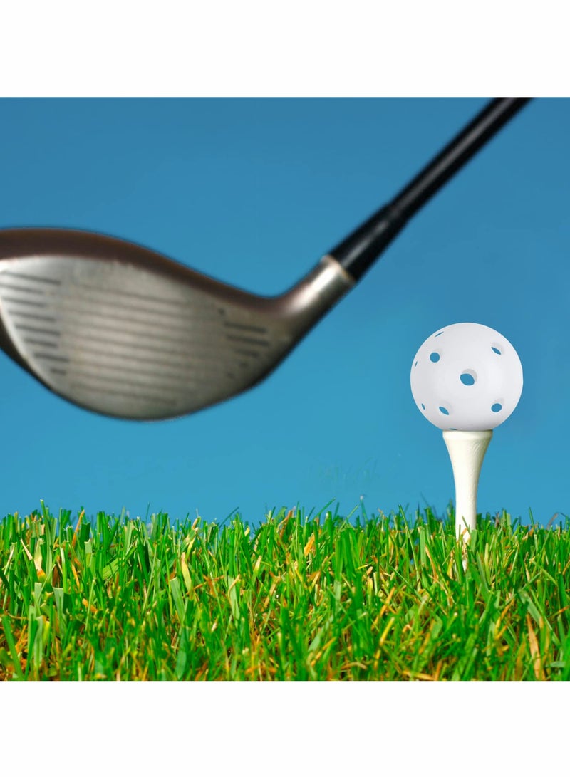 Excefore كرات جولف للتدريب، عبوة من 24 كرة جولف بلاستيكية مقاس 42 مم، كرات جولف للتدريب في الفناء الخلفي، كرات جولف للتدريب على التسديد (متعددة الألوان) - Image 4